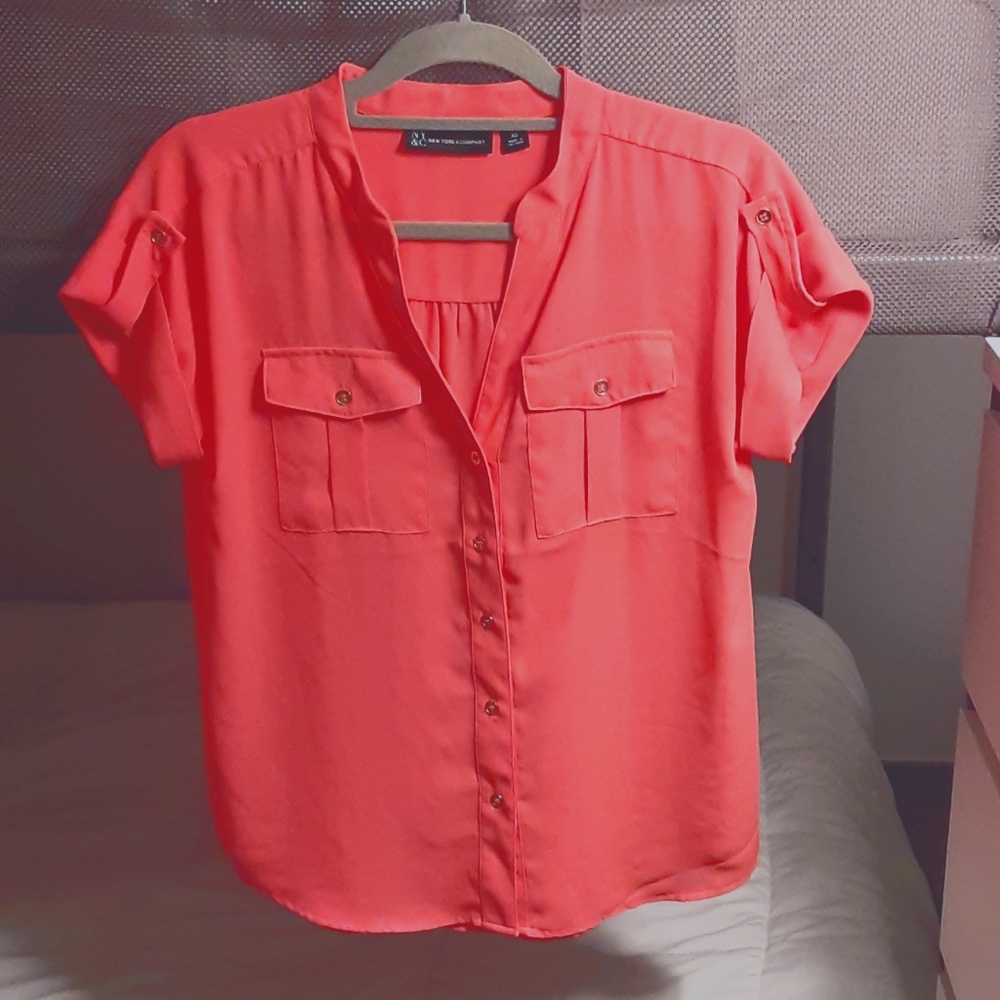 New York and Company coral top